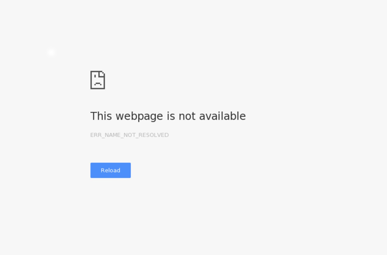 This page is not available error