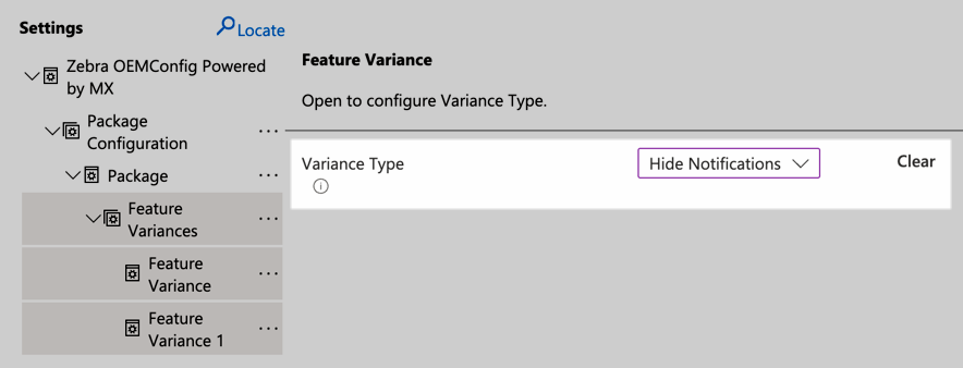 Adding Hide Notifications featrure variance