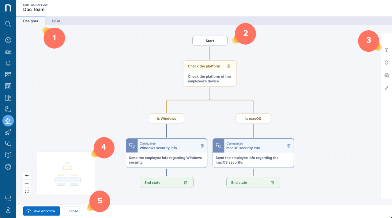 Workflow designer
