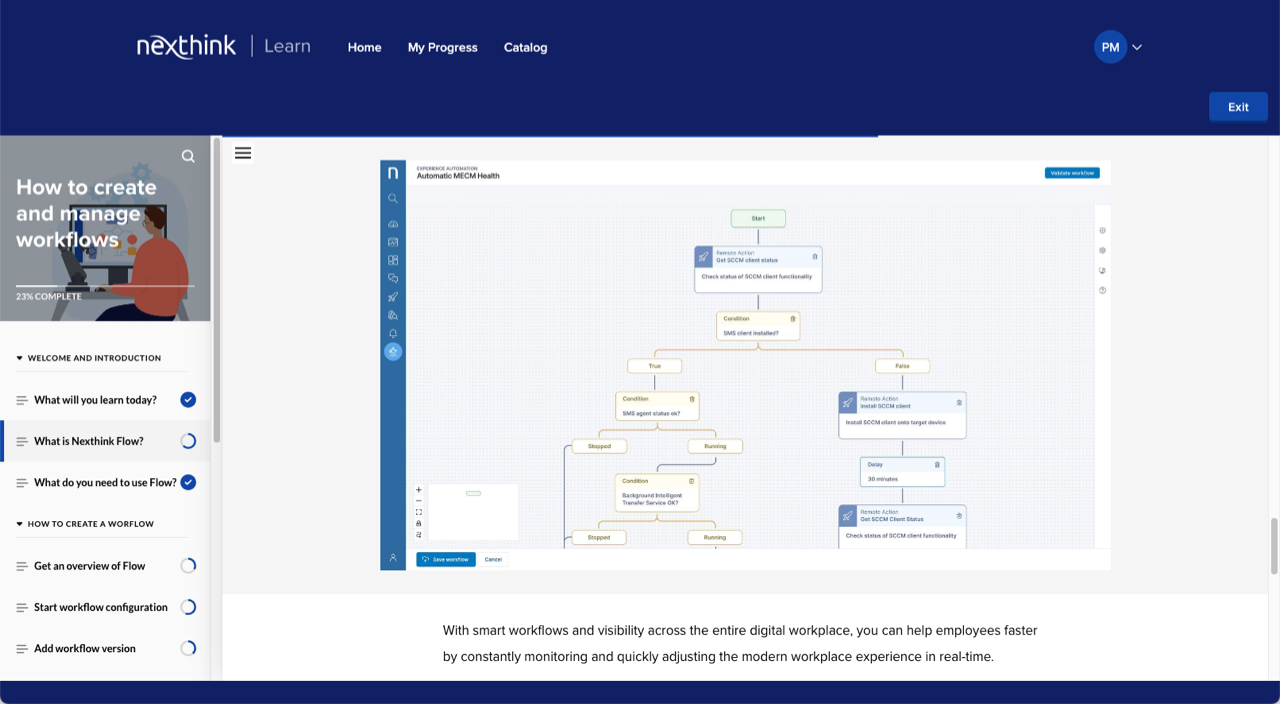 Workflows course on Learn
