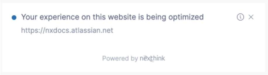 Browser extension message