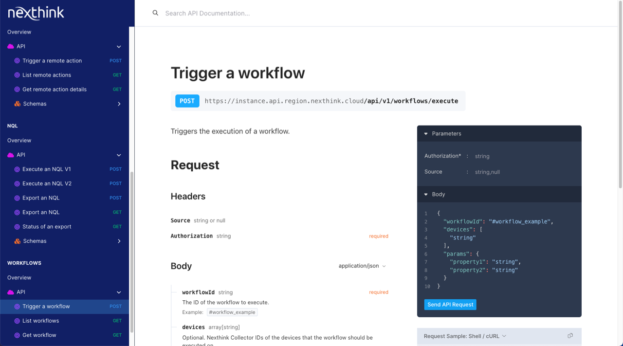 Workflows API
